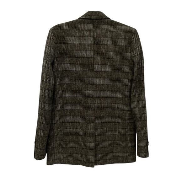 IRO Houli Plaid Tweed Blazer Jacket Brown FR 36 US 4 Oversized Wool Check - Picture 10 of 13